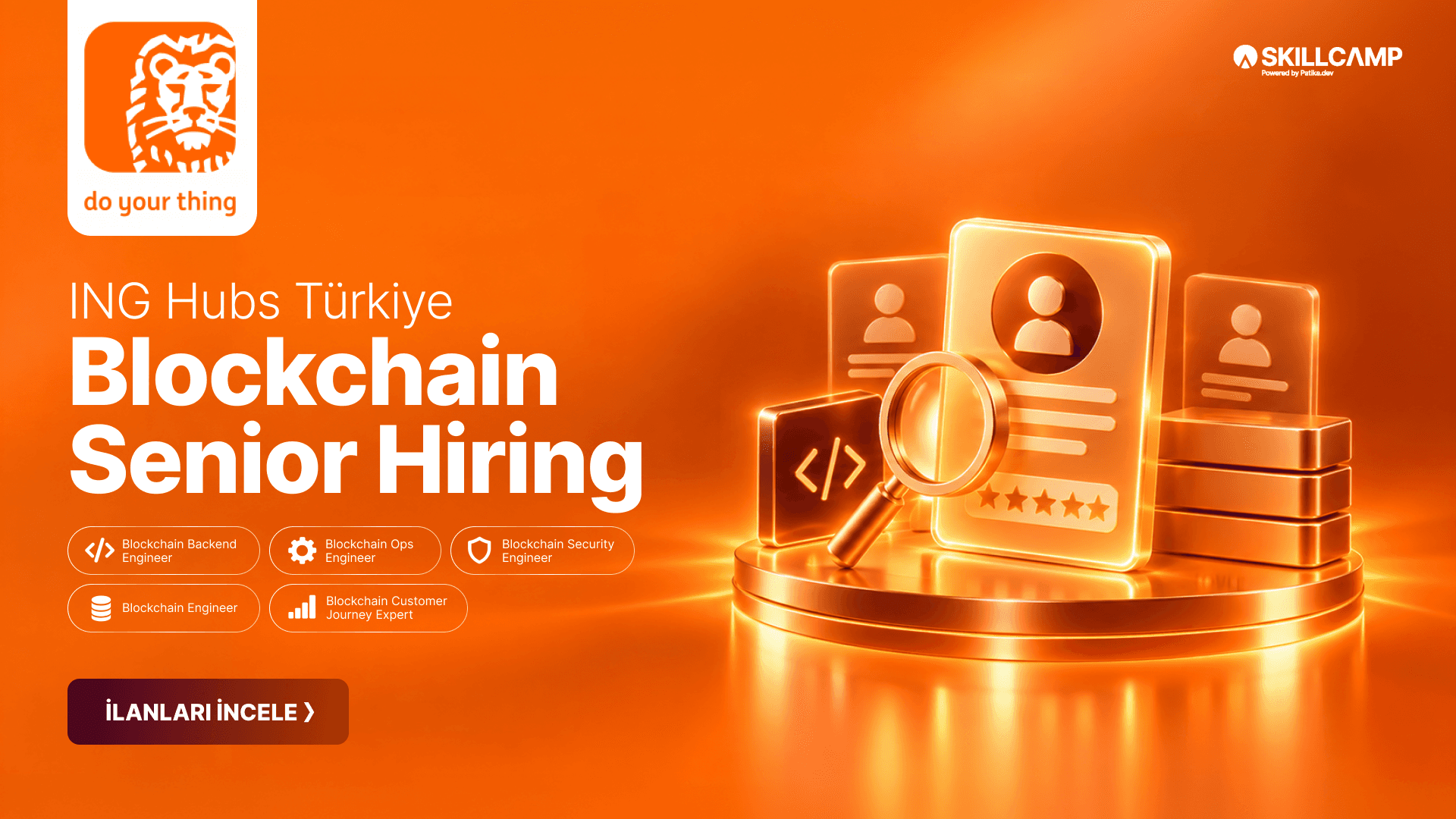 ING Hubs Türkiye Blockchain Senior Hiring