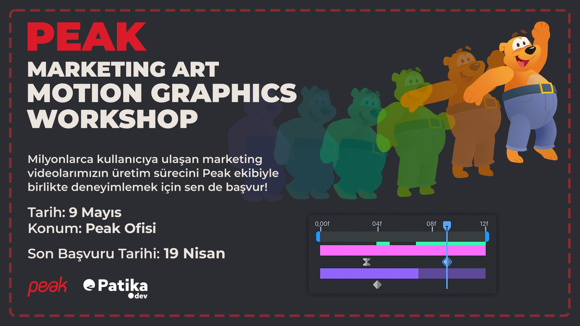 Peak - Marketing Art Motion Graphics Workshop