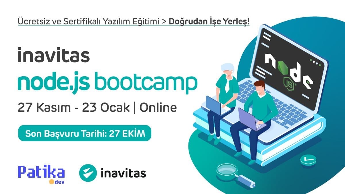 Inavitas'ta işe girmek için ücretsiz yazılım eğitimi