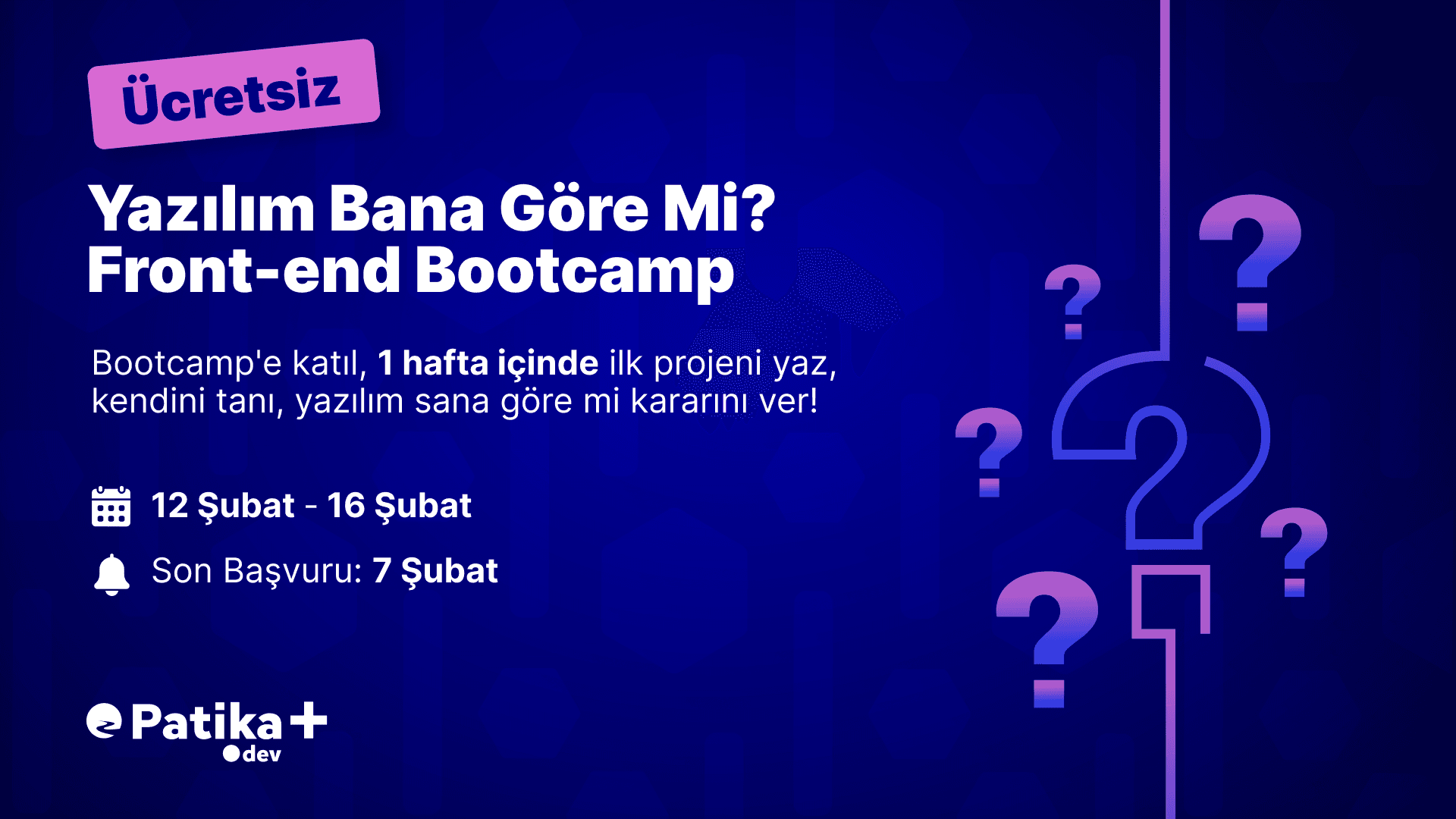 Yazılımı Yeni Başlayanlar İçin Ücretsiz Yazılım Eğitimi