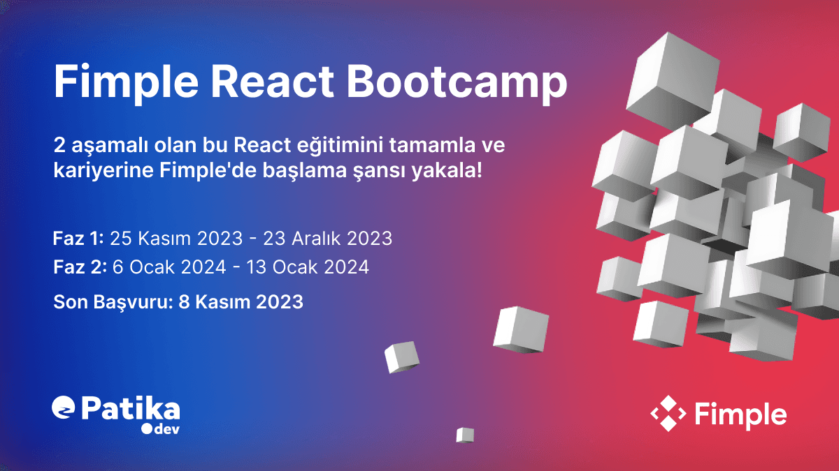 Fimple'da İşe Girmek İçin Ücretsiz Bootcamp