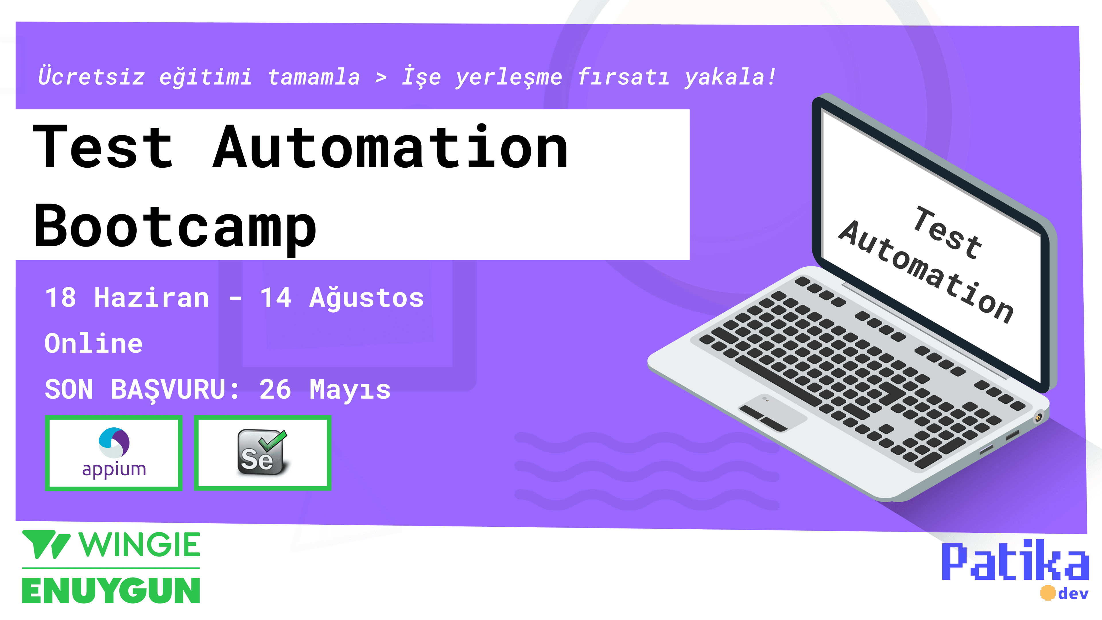 Enuygun'da İşe Girmek İçin Ücretsiz Yazılım Eğitimi