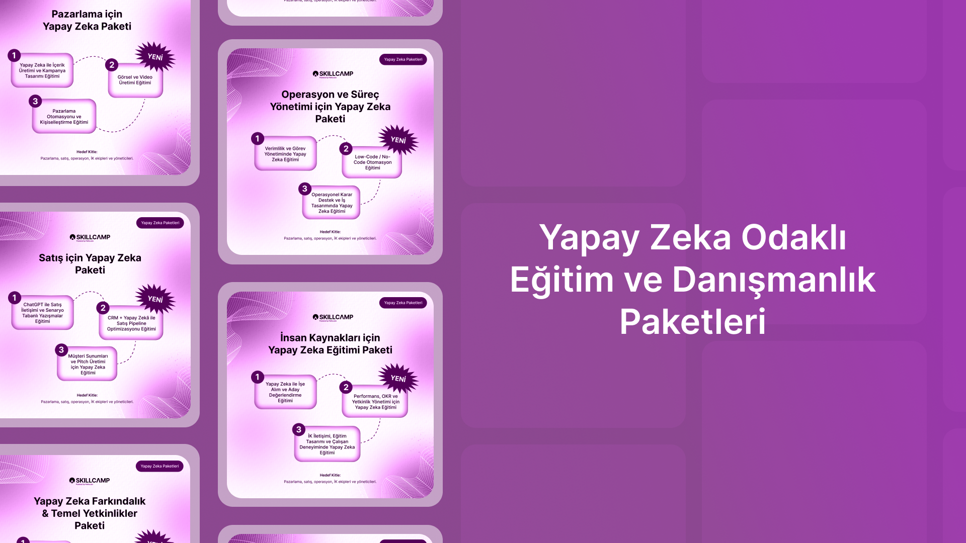 Yapay Zeka Odaklı Eğitim ve Danışmanlık Paketleri